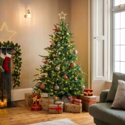 Nordmann Fir Artificial Christmas Tree - Christow - thumbnail 2