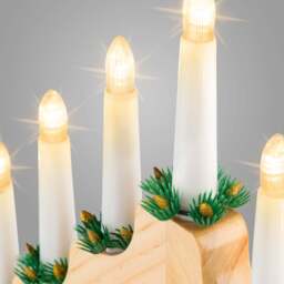 Battery Operated Christmas Candle Bridge - Christow - thumbnail 3