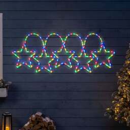 5 Star Christmas Rope Light - Christow - thumbnail 1