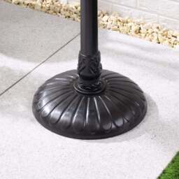 Weightable Clamshell Resin Bird Bath - Christow - thumbnail 3