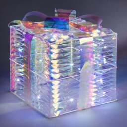 Iridescent Christmas Present Lights (Set of 3) - Christow - thumbnail 4