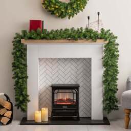 Plain Spruce Christmas Garland - Christow - thumbnail 1