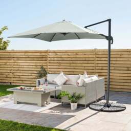 Roma Cantilever Parasol – 2.5m - Christow - thumbnail 1