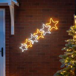 6 Star LED Rope Light Decoration - Christow - thumbnail 6
