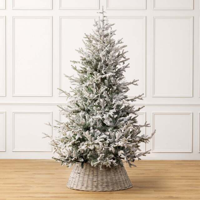 Verbier Fir Flocked Christmas Tree - Christow - image 1
