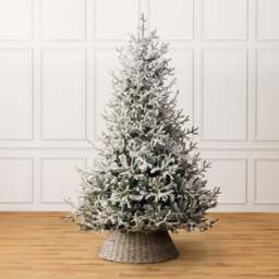 Verbier Fir Flocked Christmas Tree - Christow - thumbnail 2