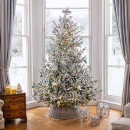 Verbier Fir Flocked Christmas Tree - Christow - thumbnail 4