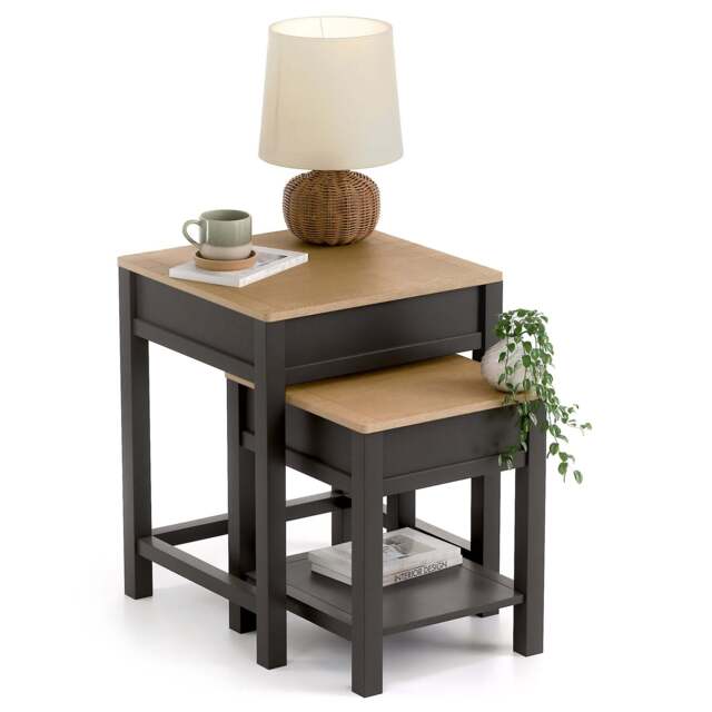 Dartmouth Nest of Tables with Storage - Christow - image 1