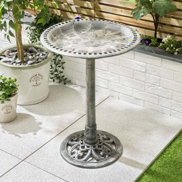 Resin Rustic Bird Bath - Christow - image 1