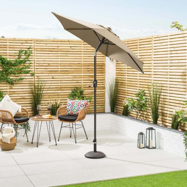 Crank & Tilt Parasol – 2m - Christow - image 1