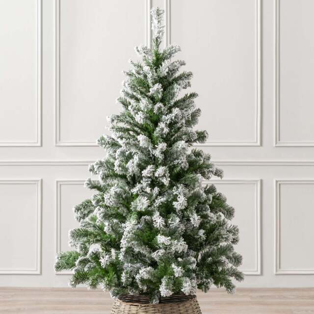 Chamonix Spruce Flocked Christmas Tree - Christow - image 1