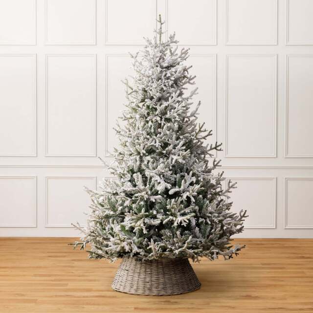 Verbier Fir Flocked Artificial Christmas Tree - Christow - image 1