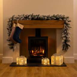 Cotton Light Up Christmas Parcels – Set of 3 - Christow - thumbnail 4