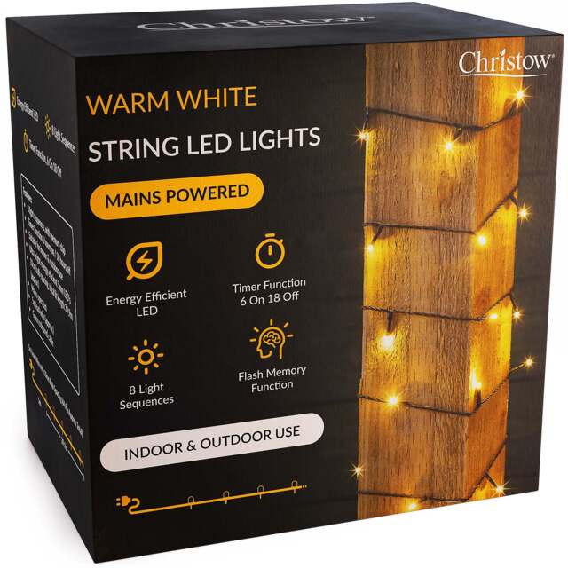 LED Christmas String Lights - Christow - image 1
