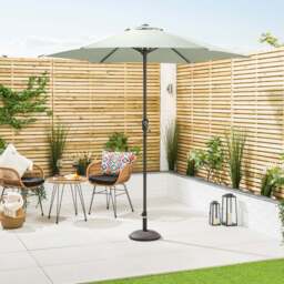 Parasol with Crank – 2.4m - Christow - thumbnail 4