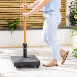 Parasol Base with 4 Wheels – 16kg - Christow - thumbnail 3