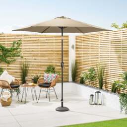 Crank & Tilt Parasol – 2.7m - Christow - thumbnail 2