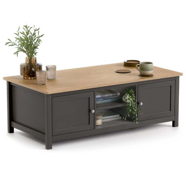 Dartmouth Coffee Table with Cupboard Storage - Christow - image 1
