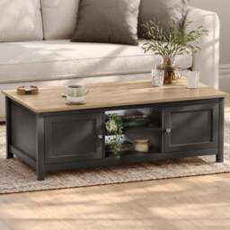 Dartmouth Coffee Table with Cupboard Storage - Christow