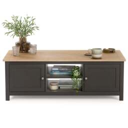 Dartmouth Coffee Table with Cupboard Storage - Christow - thumbnail 3