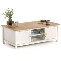 Dartmouth Coffee Table with Cupboard Storage - Christow - thumbnail 5