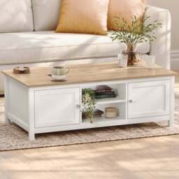 Dartmouth Coffee Table with Cupboard Storage - Christow - thumbnail 5