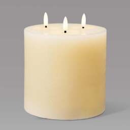 3 Wick Flameless LED Candle with Remote - Christow - thumbnail 4