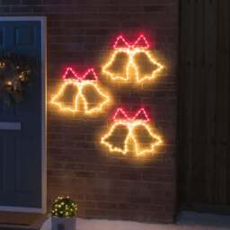 Animated LED Christmas Bell Lights - Christow - thumbnail 6