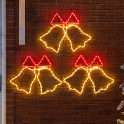 Animated LED Christmas Bell Lights - Christow