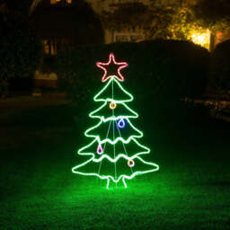 LED Christmas Tree Silhouette Light (85cm) - Christow - thumbnail 2