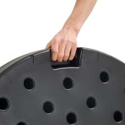 Round Cantilever Parasol Base – 66kg - Christow - thumbnail 4