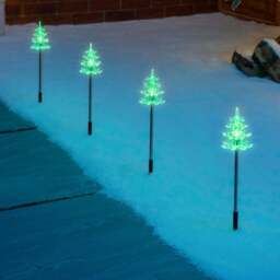 Acrylic Christmas Tree Path Lights - Christow - thumbnail 6
