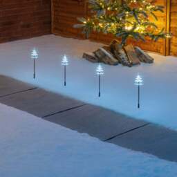 Acrylic Christmas Tree Path Lights - Christow - thumbnail 4