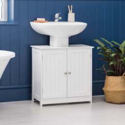 Clovelly White Under Sink Cabinet - Christow - thumbnail 1