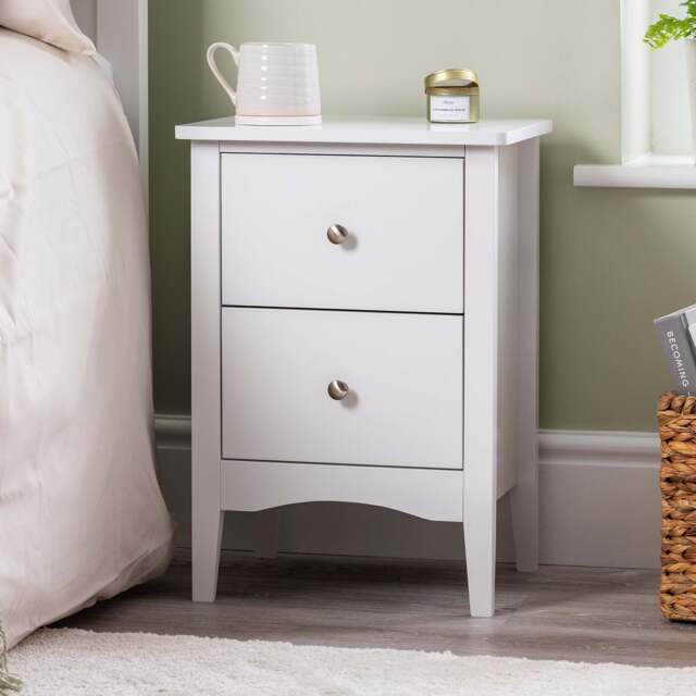 Ilsington 2 Drawer Bedside Table - Christow - image 1