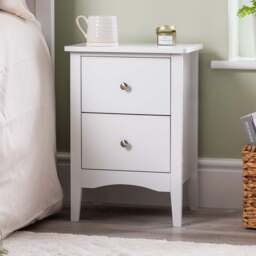 Ilsington 2 Drawer Bedside Table - Christow