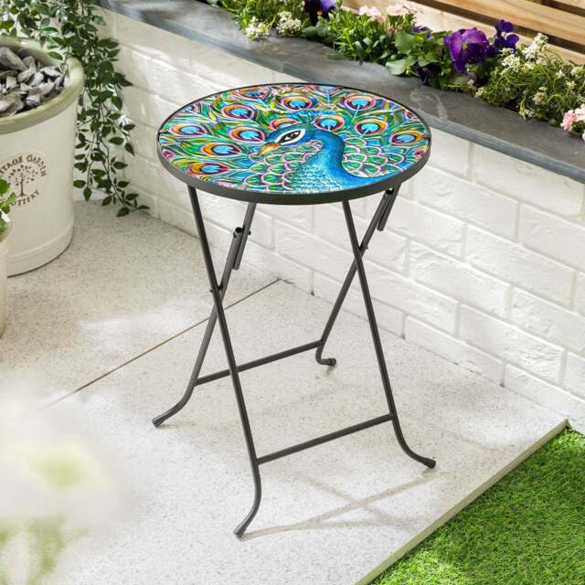 Round Glass Bistro Table - Christow - image 1