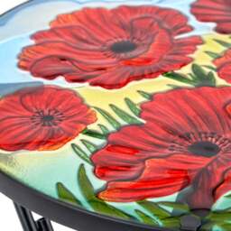 Round Glass Bistro Table - Christow - thumbnail 5