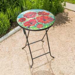 Round Glass Bistro Table - Christow - thumbnail 6