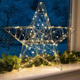 LED Christmas Star Decoration - Christow - thumbnail 2