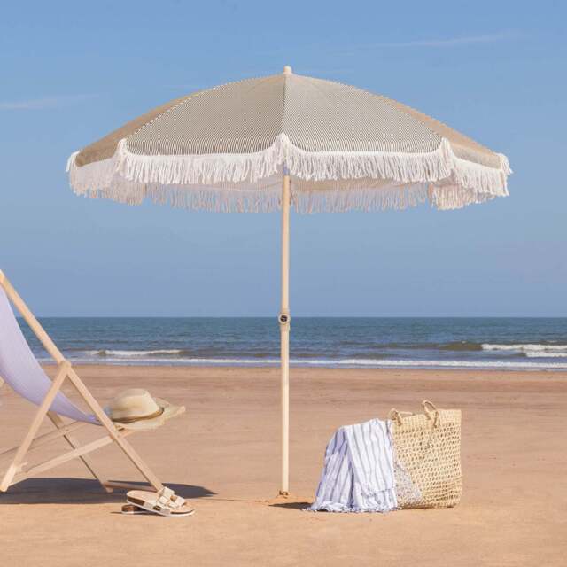 Portable Tassel Parasol with Tilt – 2m - Christow - image 1