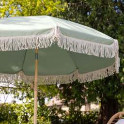 Portable Tassel Parasol with Tilt – 2m - Christow - thumbnail 6