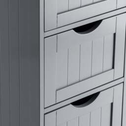 Lustleigh Grey Bathroom Drawer Unit - Christow - thumbnail 4