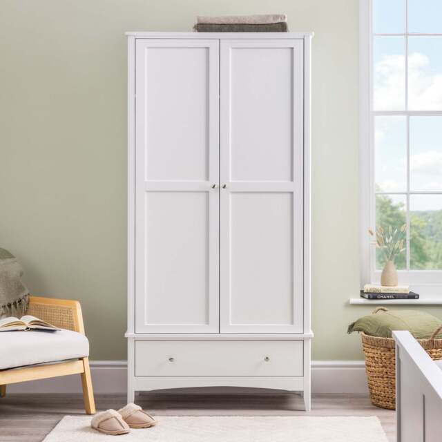 Ilsington Double Wardrobe with Drawer - Christow - image 1