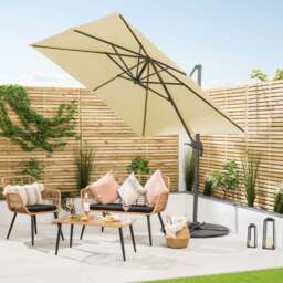 Roma Cantilever Parasol – 2.5m - Christow - thumbnail 6