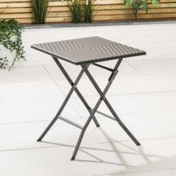 Rattan Effect Bistro Table - Christow - thumbnail 2