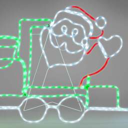 Christmas Train Rope Light Decoration - Christow - thumbnail 3