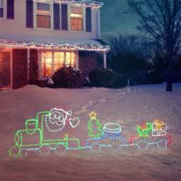 Christmas Train Rope Light Decoration - Christow - thumbnail 4