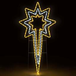 Standing North Star Rope Light - Christow - thumbnail 3