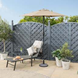 Parasol with Crank – 2m - Christow - thumbnail 3